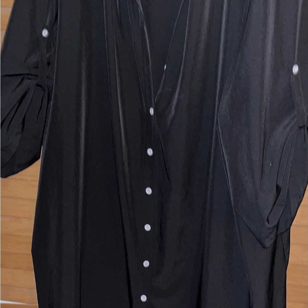 Black Button-Up dress